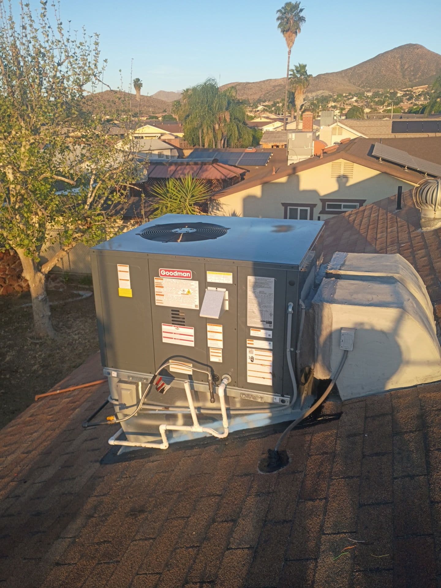 Gallery photos for Menifee Rooftop HVAC Installation: Image #1