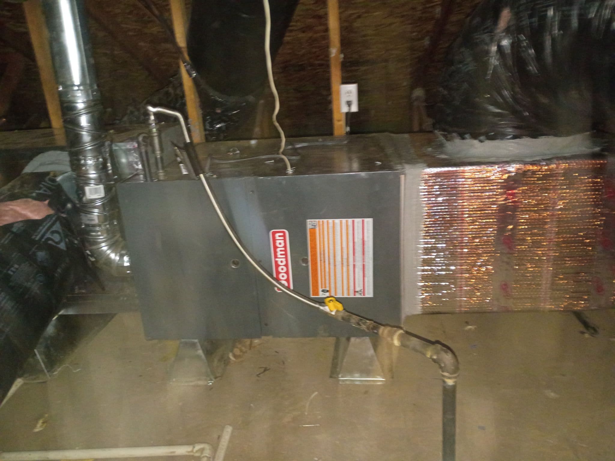Project New Goodman HVAC Installation in Attic Space image