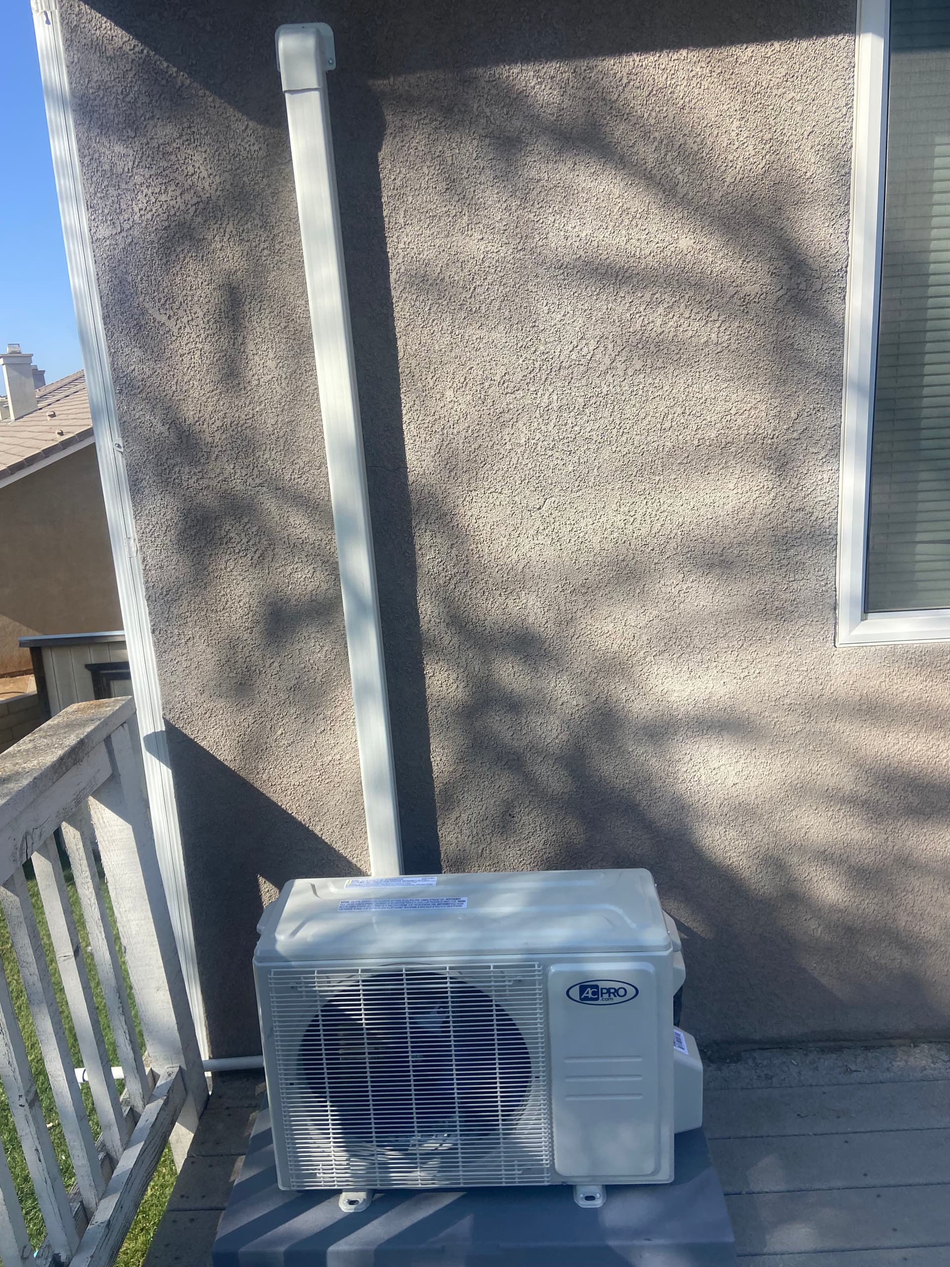 Gallery photos for 115V Mini Split Install for a Master Bedroom in Menifee: Image #1