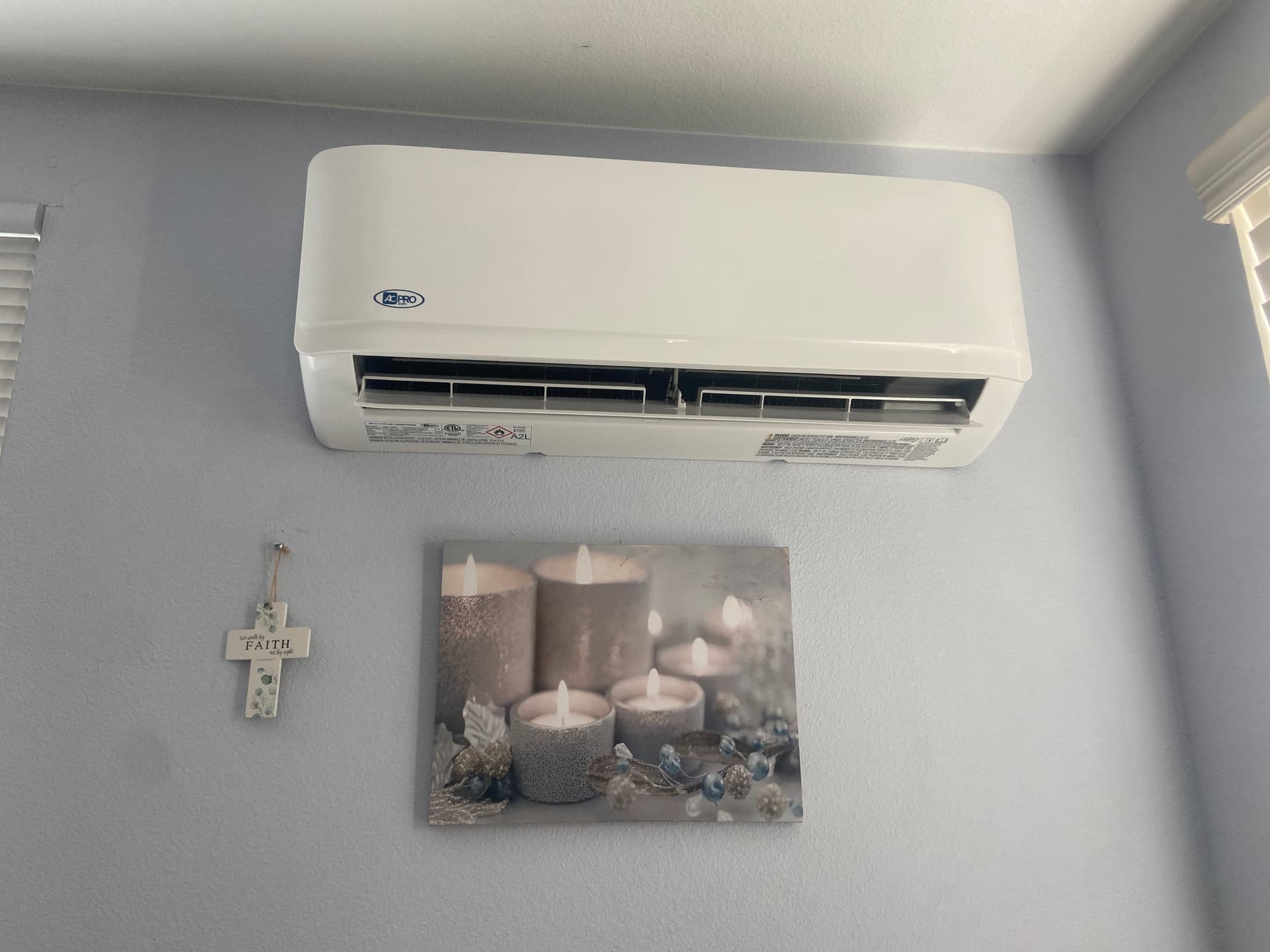 Gallery photos for 115V Mini Split Install for a Master Bedroom in Menifee: Image #2